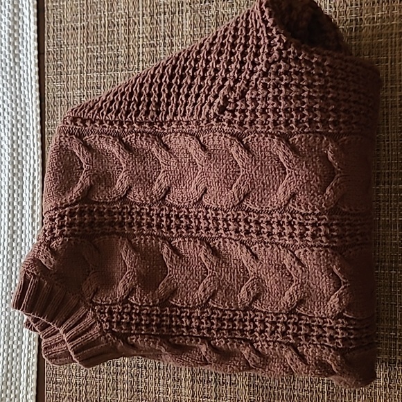 American Eagle Outfitters Women's Cable Knit Brown Sweater XS Cotton Blend! - Picture 14 of 15